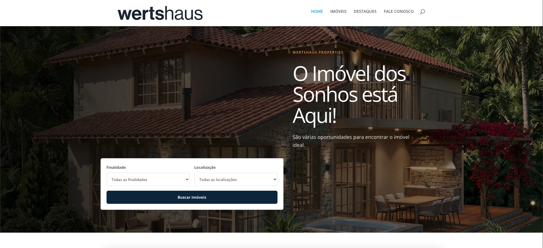 Real home and search context